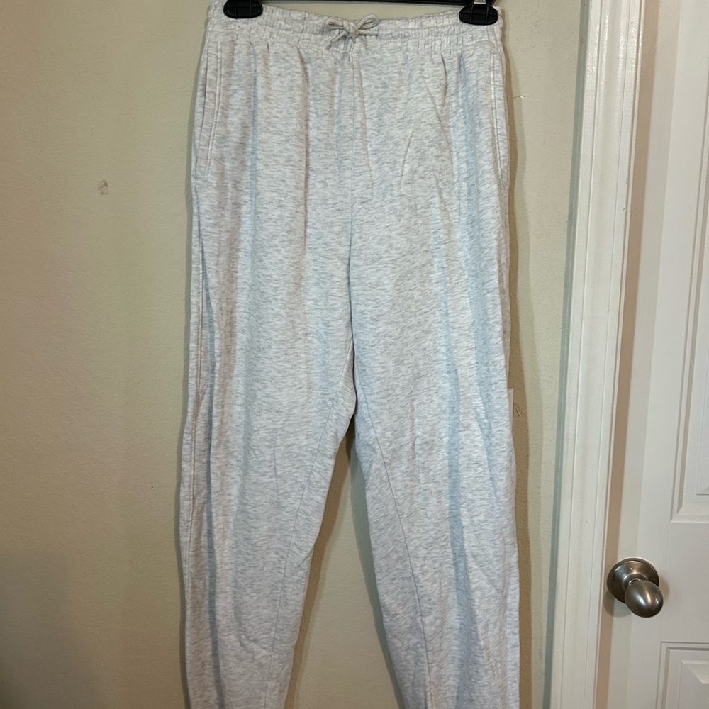 Light Gray Soft Joggers
